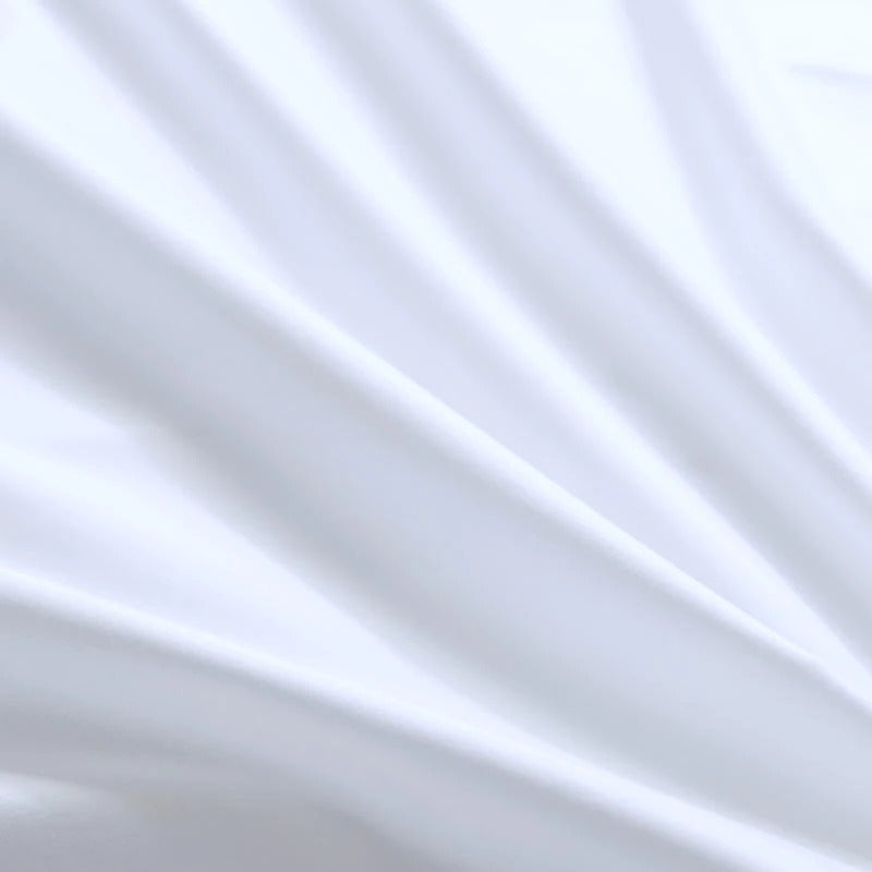 Degella Orange Stripe Egyptian Cotton Luxury White Bedding Set