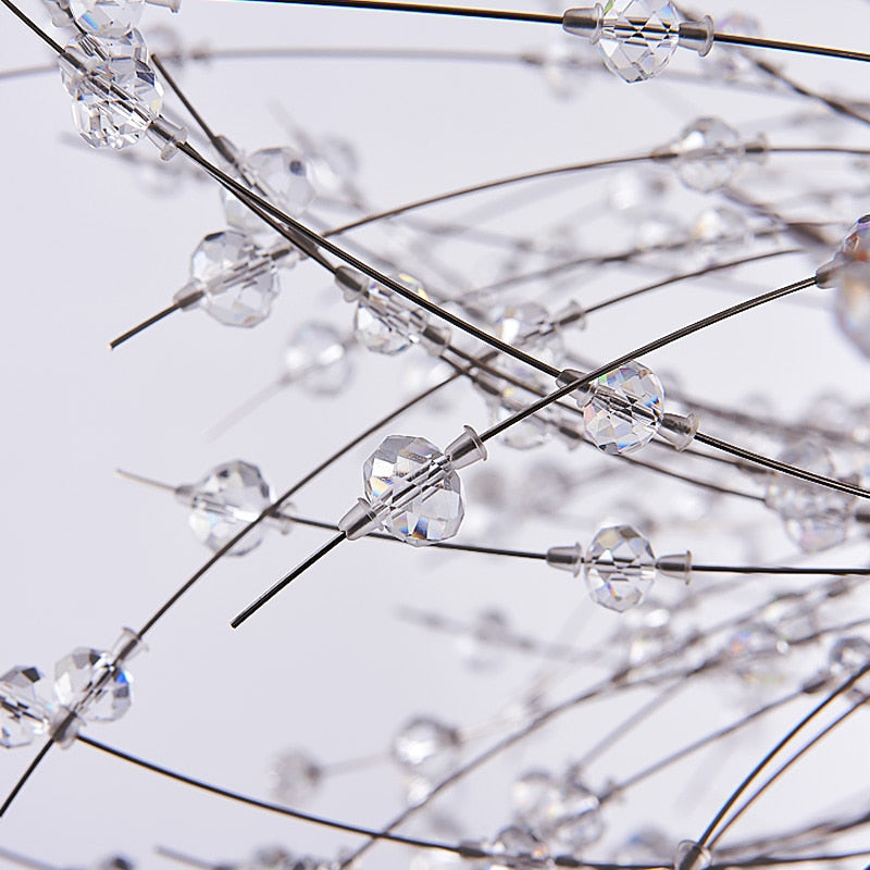 Alice Dandelion Double-Sided Rectangle Crystal Chandelier