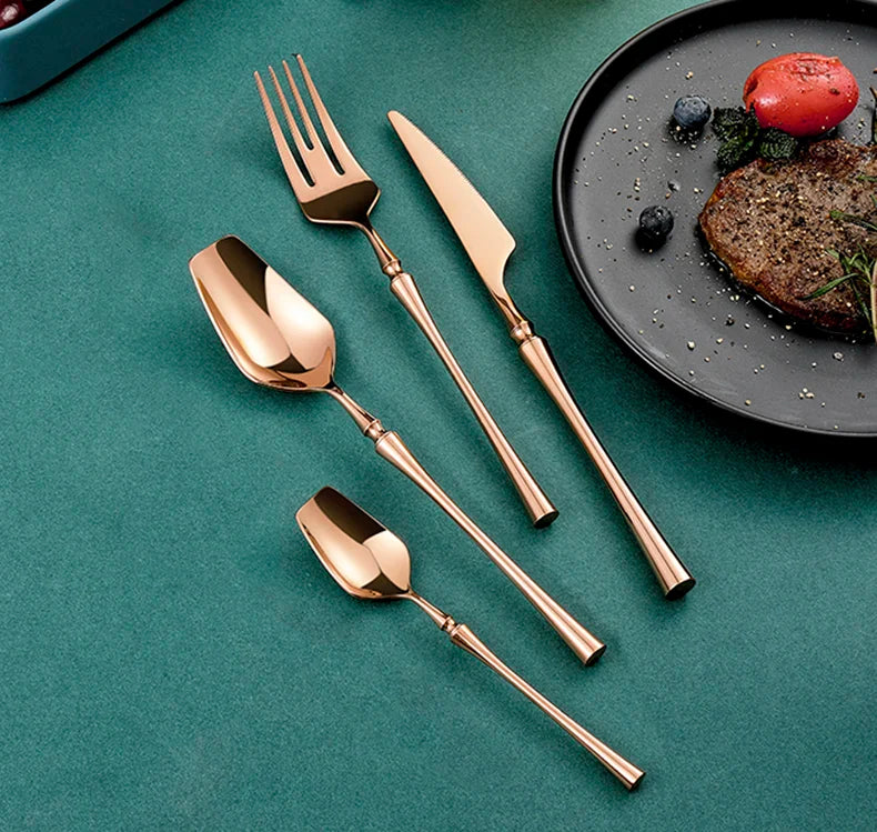 Florence Gold Cutlery Set