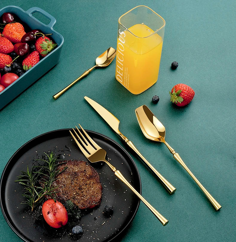 Florence Gold Cutlery Set