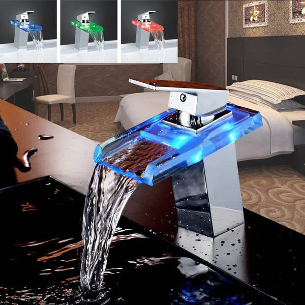 LED Temperature Color - Changing Faucet