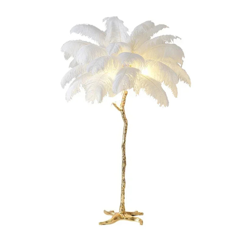 Palmera Luxury Feather Floor Lamp