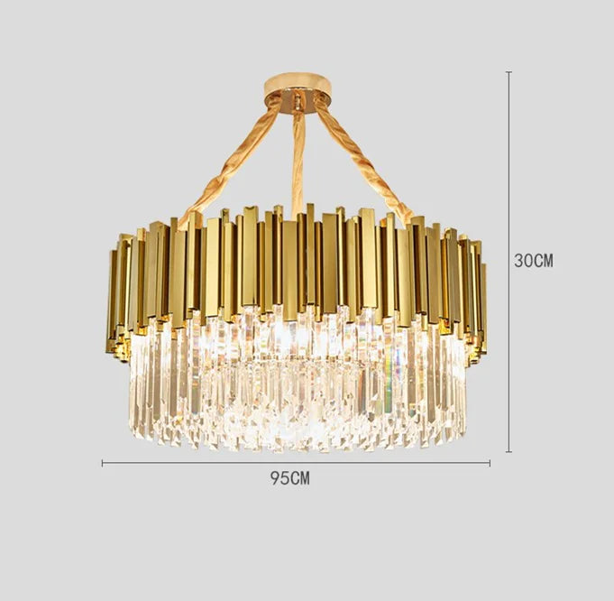 Adorjan Crystal Chandelier