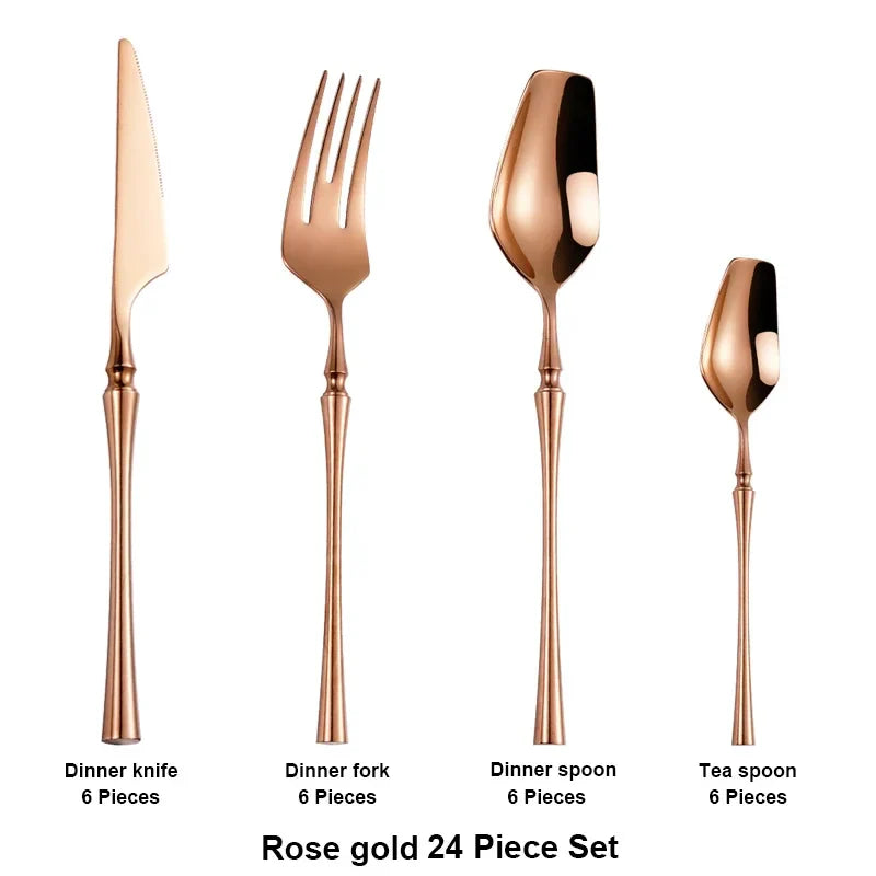 Florence Gold Cutlery Set