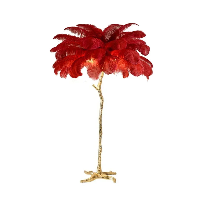 Palmera Luxury Feather Floor Lamp