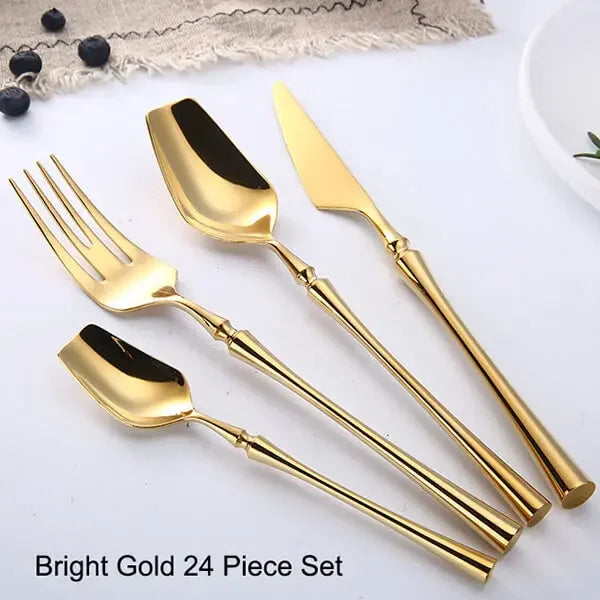 Florence Gold Cutlery Set