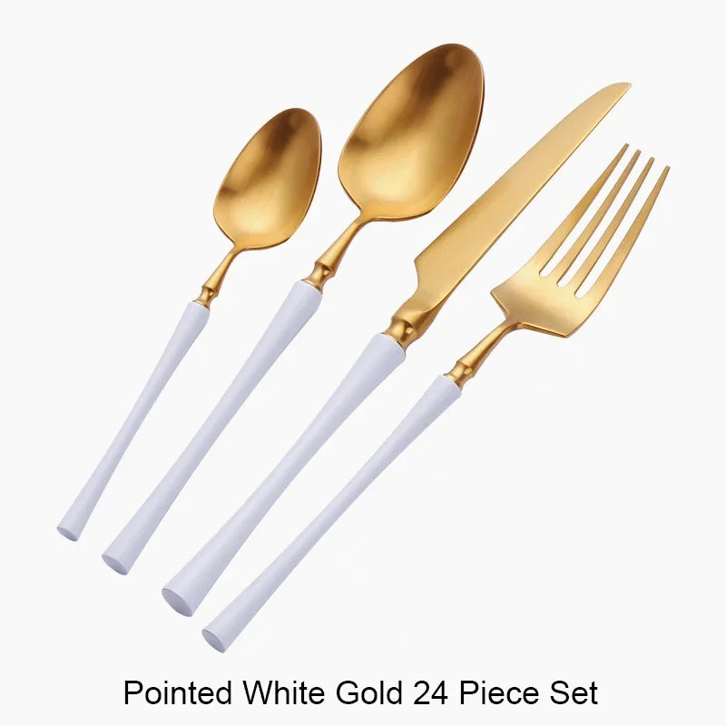 Florence Gold Cutlery Set