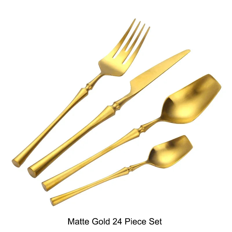 Florence Gold Cutlery Set