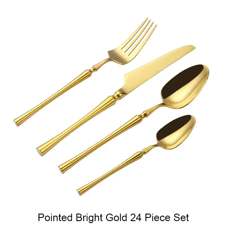 Florence Gold Cutlery Set