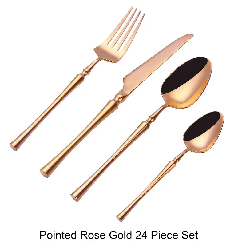 Florence Gold Cutlery Set