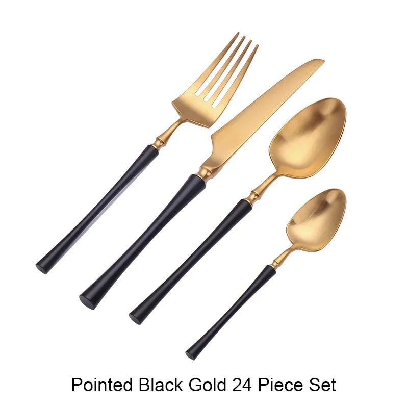 Florence Gold Cutlery Set