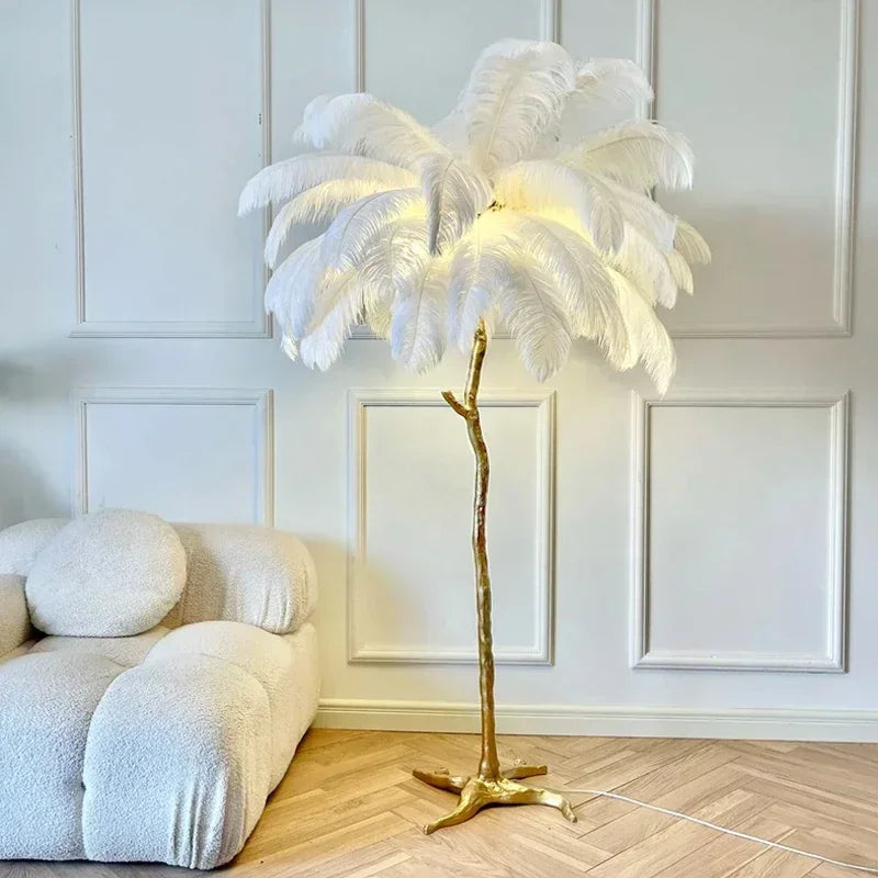 Palmera Luxury Feather Floor Lamp