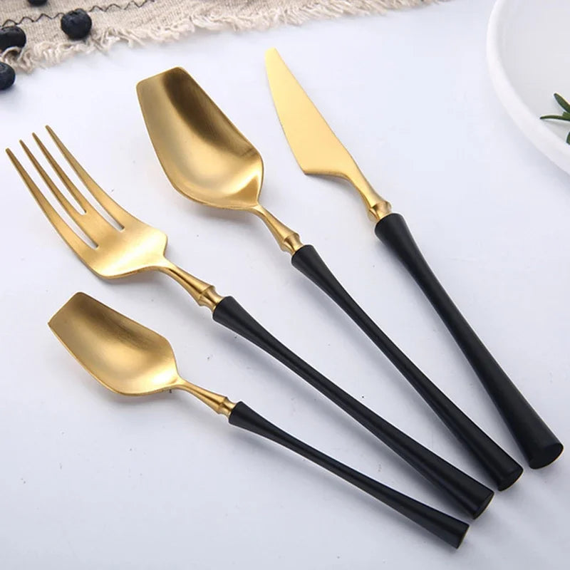 Florence Gold Cutlery Set