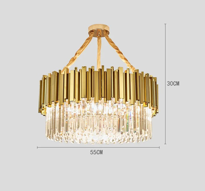 Adorjan Crystal Chandelier