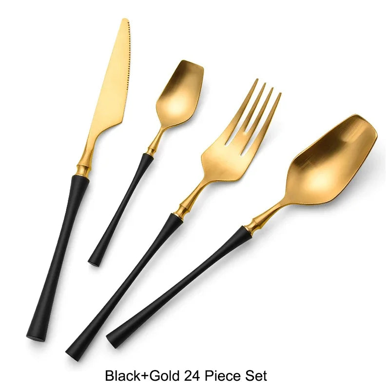 Florence Gold Cutlery Set