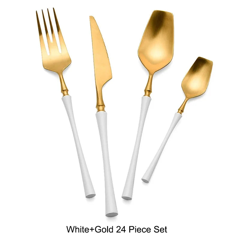 Florence Gold Cutlery Set