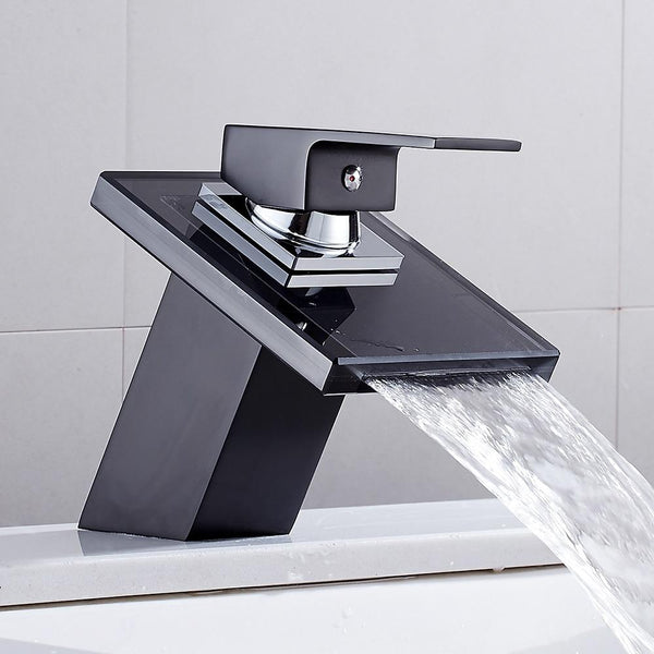 Belva - Solid Glass Bathroom Mixer