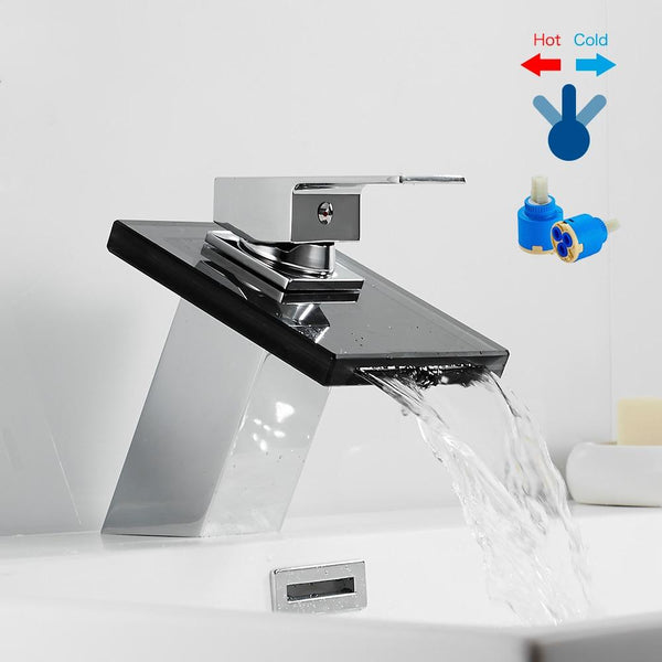 Belva - Solid Glass Bathroom Mixer