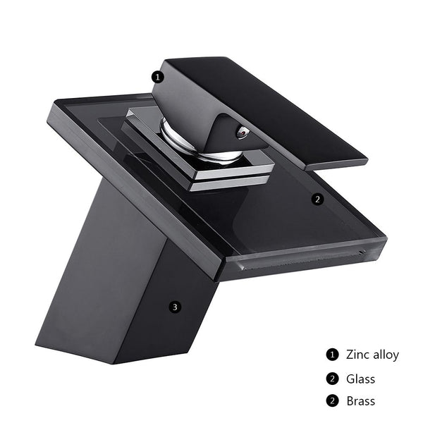 Belva - Solid Glass Bathroom Mixer