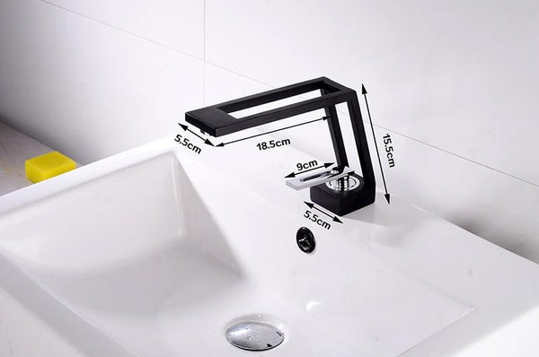Lionel Modern Hollowed Bathroom Faucet