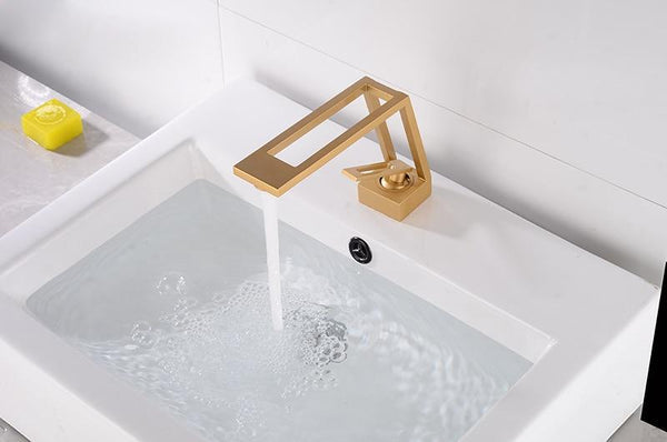 Lionel Modern Hollowed Bathroom Faucet