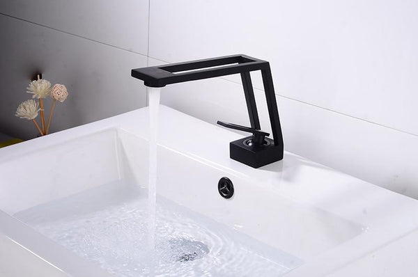 Lionel Modern Hollowed Bathroom Faucet