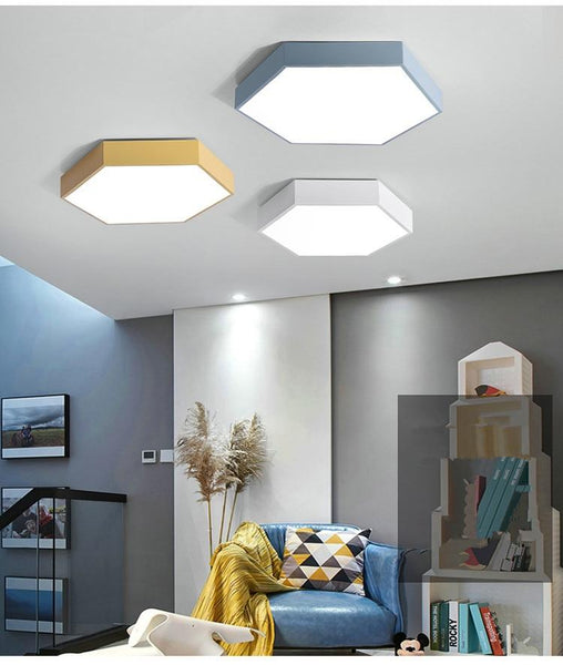 Hex Ceiling Light