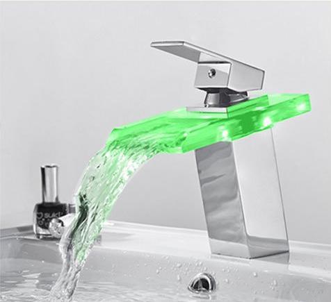 LED Temperature Color - Changing Faucet