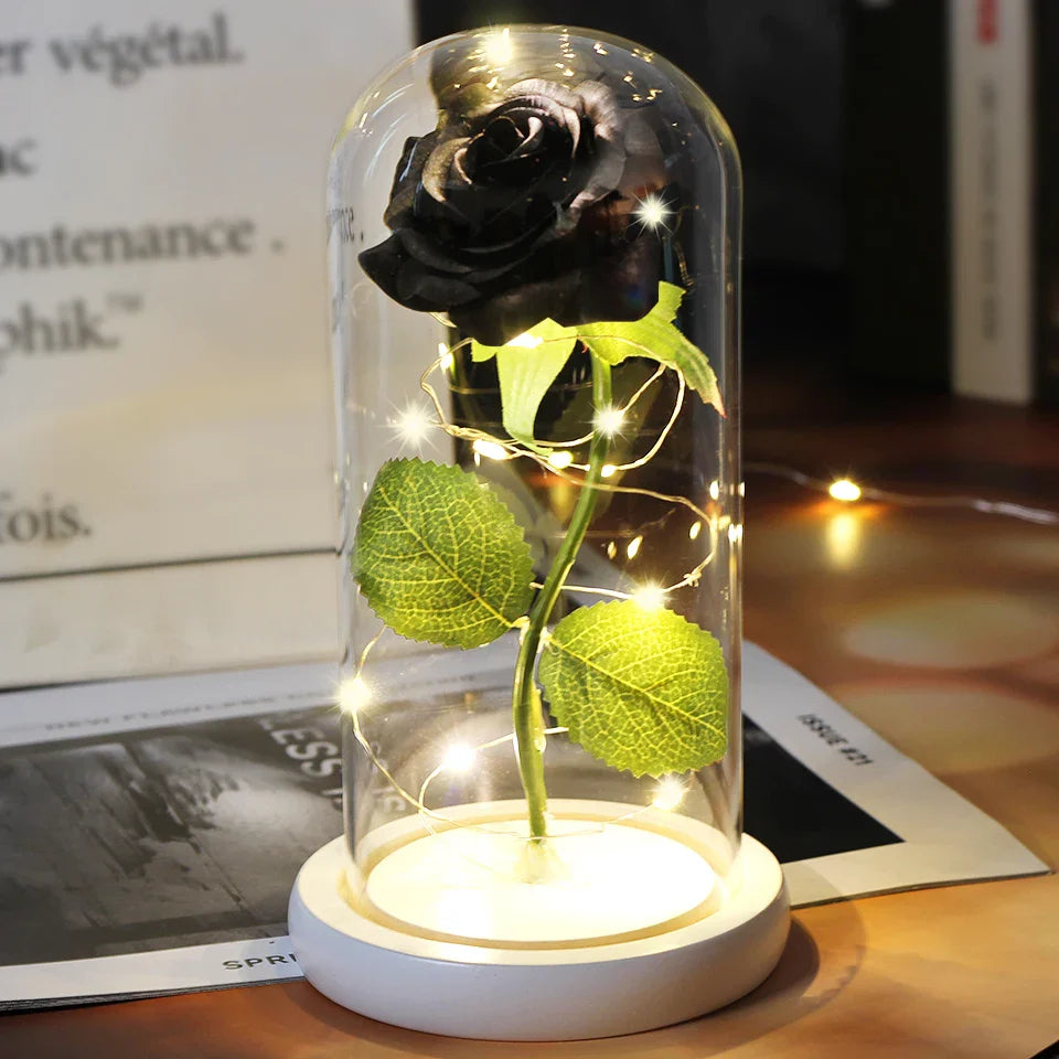 LED  Galaxy Rose With Lights