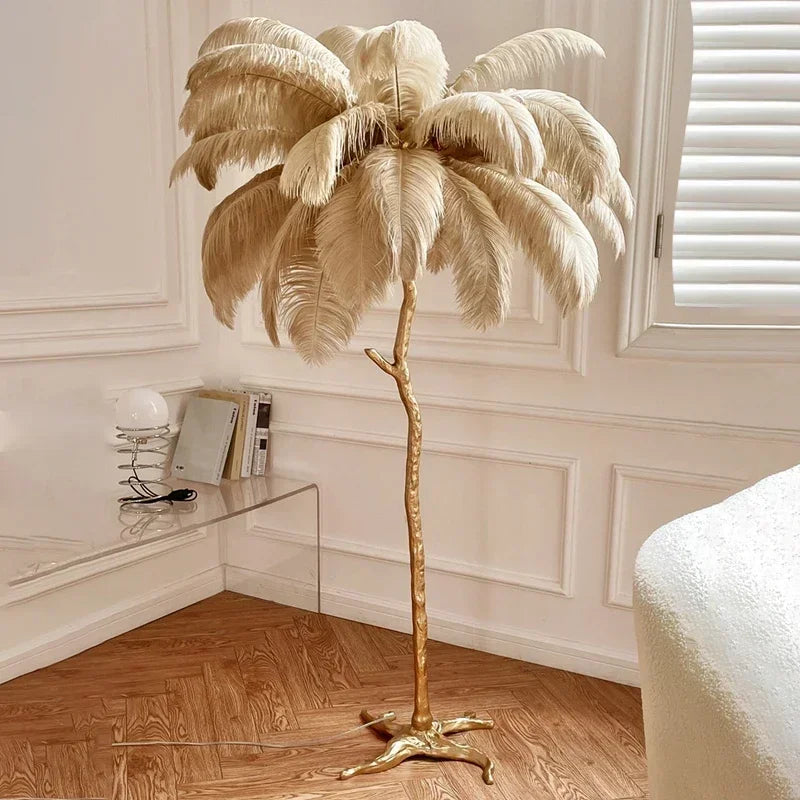 Palmera Luxury Feather Floor Lamp