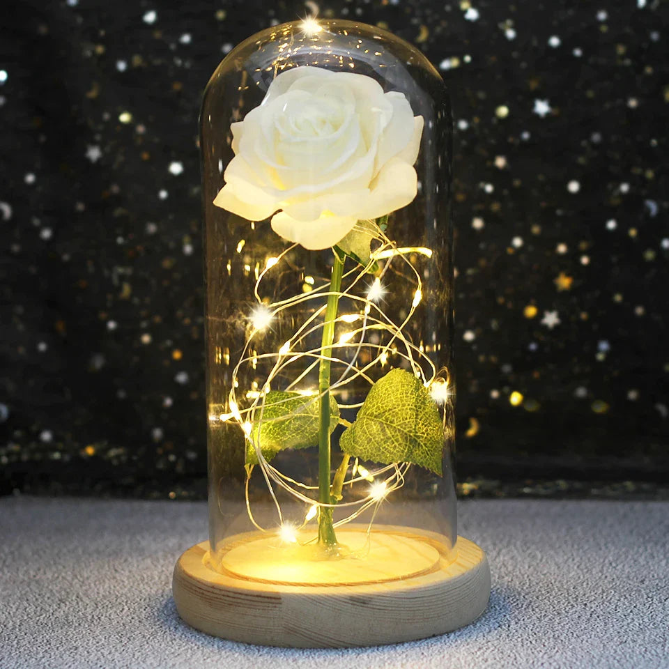 LED  Galaxy Rose With Lights
