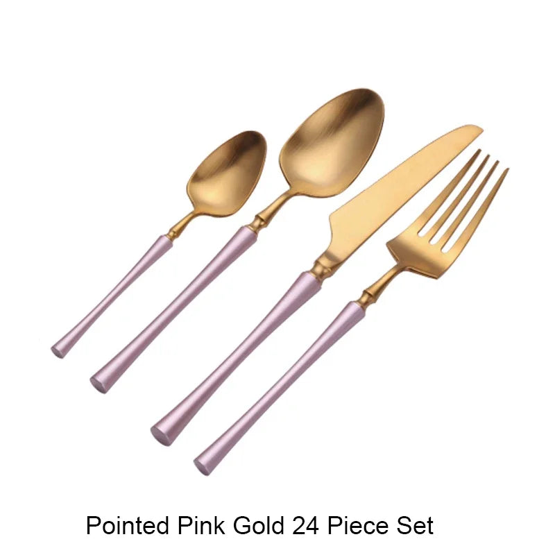 Florence Gold Cutlery Set