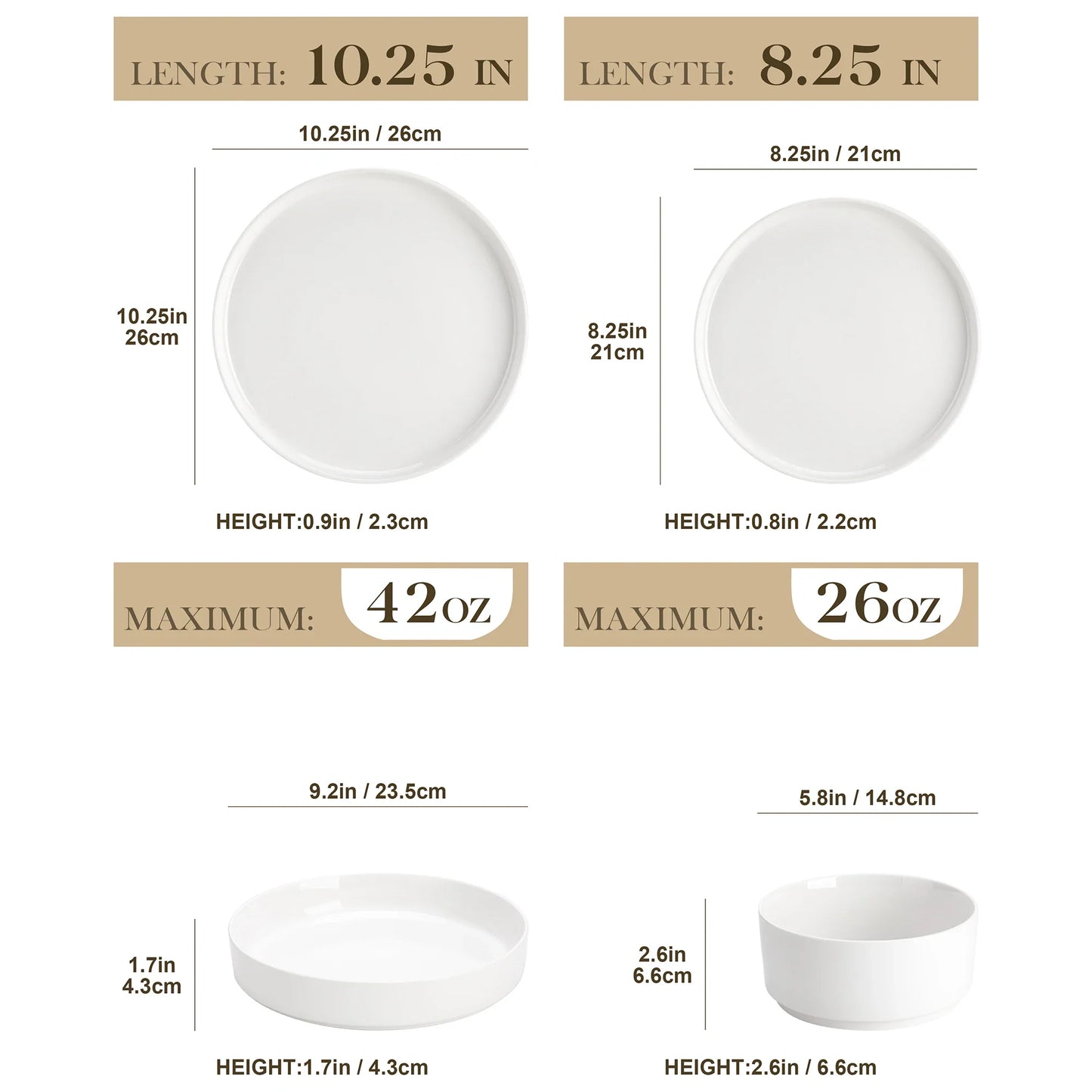 Dinner Plates Sets MALACASA
