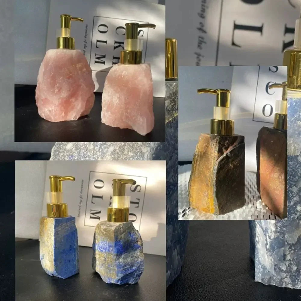 Natural Stone Soap Hand Wash Bottle Dispenser