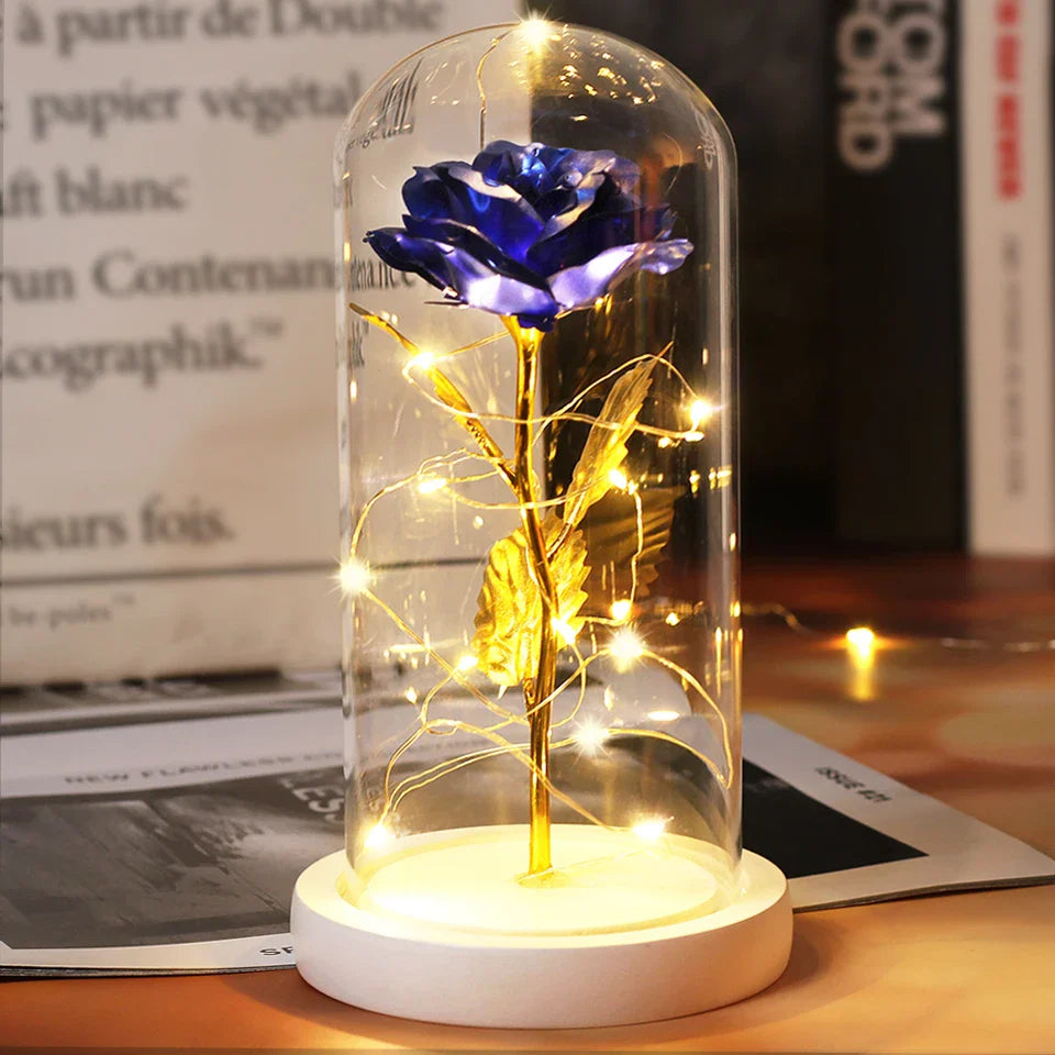 LED  Galaxy Rose With Lights