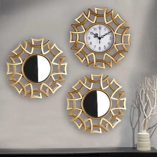 Elegant Antique Luxury  Clocks (3 Pcs)