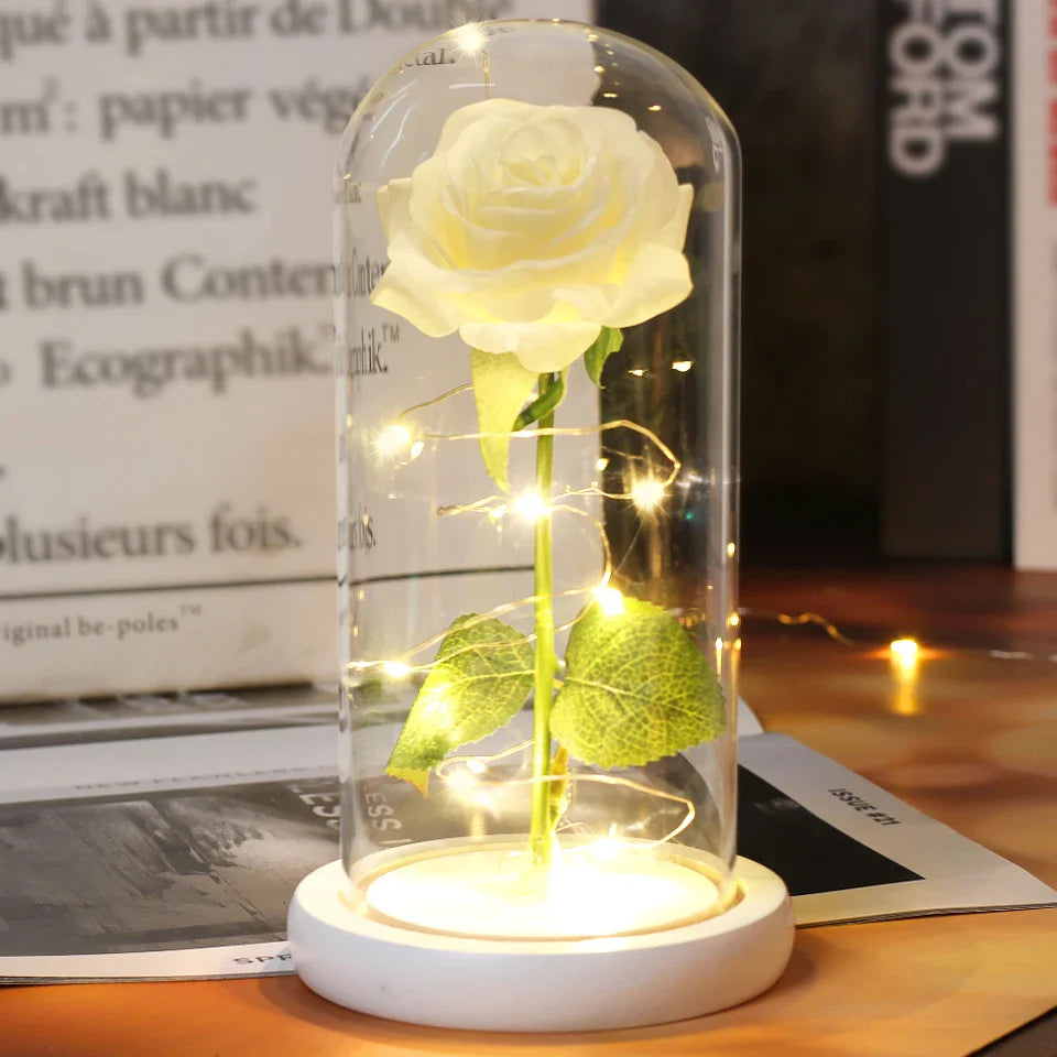 LED  Galaxy Rose With Lights