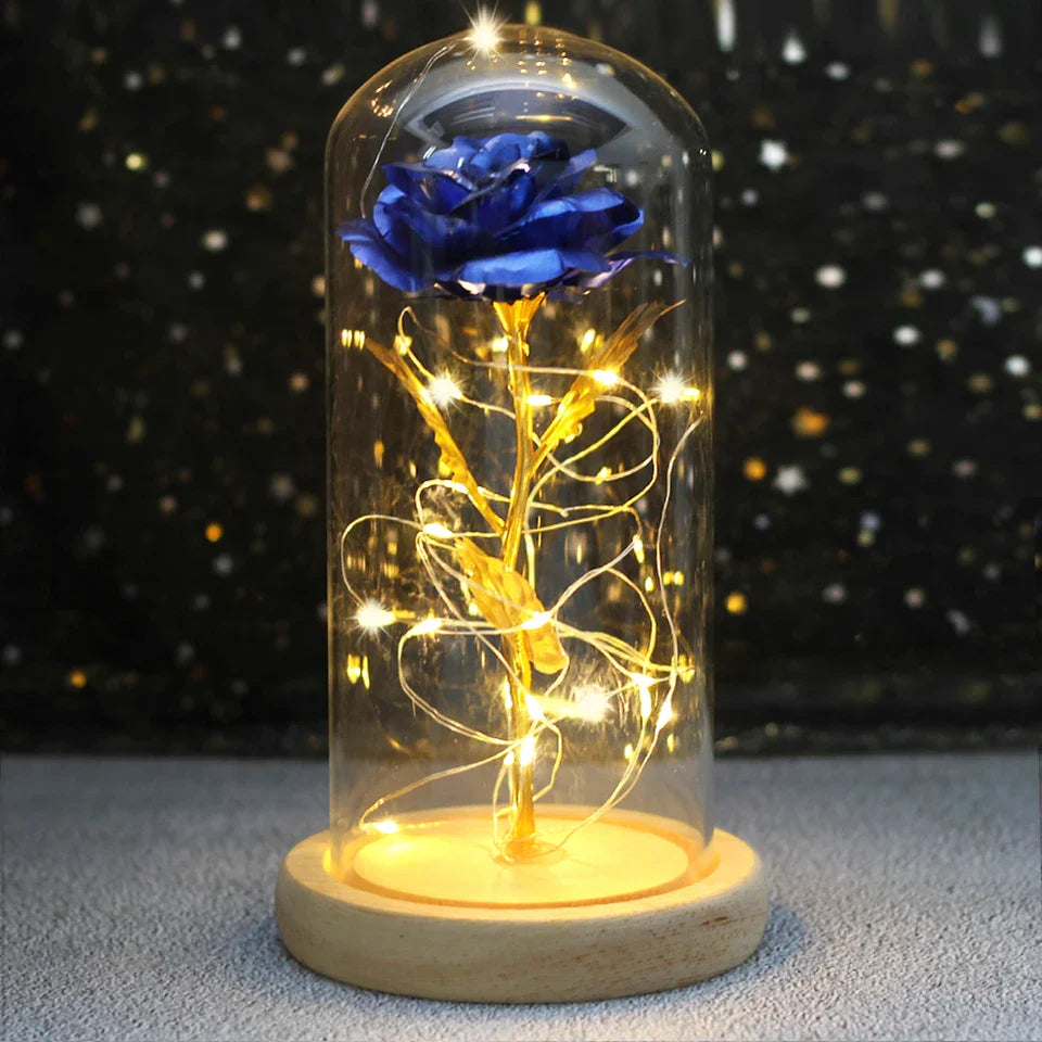 LED  Galaxy Rose With Lights