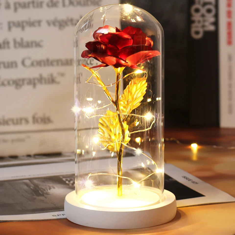 LED  Galaxy Rose With Lights