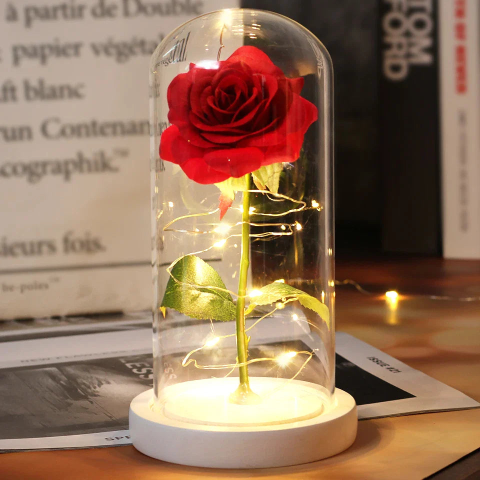 LED  Galaxy Rose With Lights