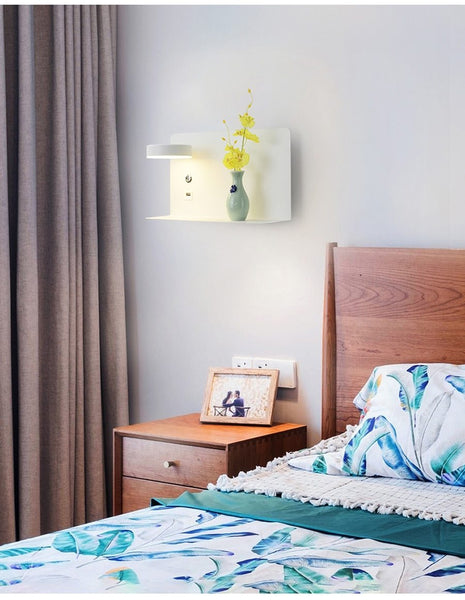 Rowan - LED Bedside  Wall Lamp USB Charger