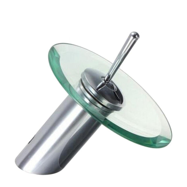 Cascada - Glass waterfall bathroom faucet