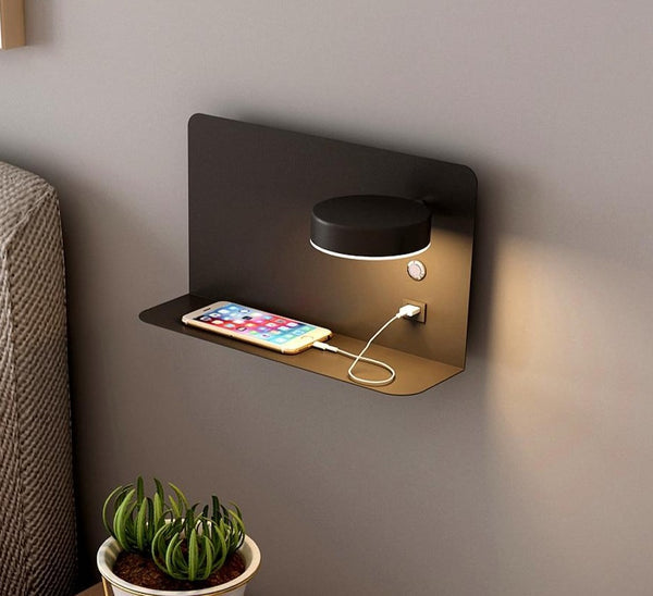 Rowan - LED Bedside  Wall Lamp USB Charger